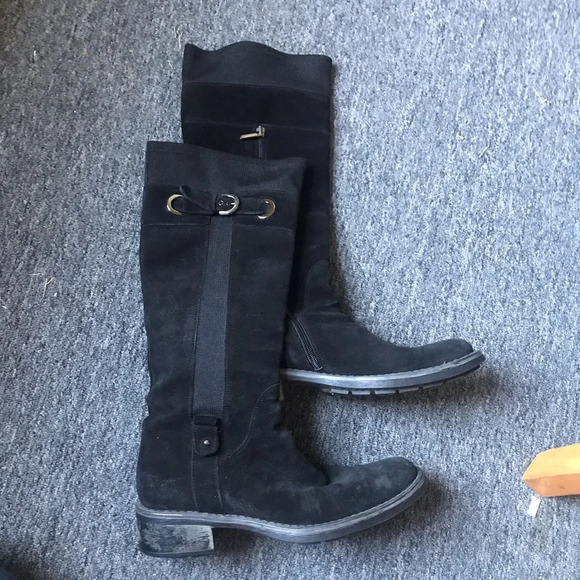Aquatalia Spunky Black Riding Boots, size 8.5 - Picture 2 of 6